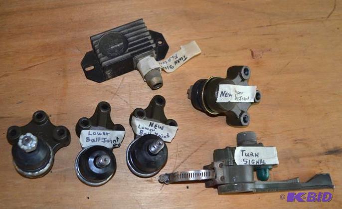 lot 37 image: Parts and Ball Joints New for 1971 M151A2 Arm...