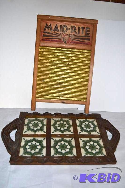 lot 377 image: Maid Rite Wash Board - Standard Family Size B...