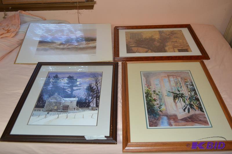 lot 384 image: 4 framed prints