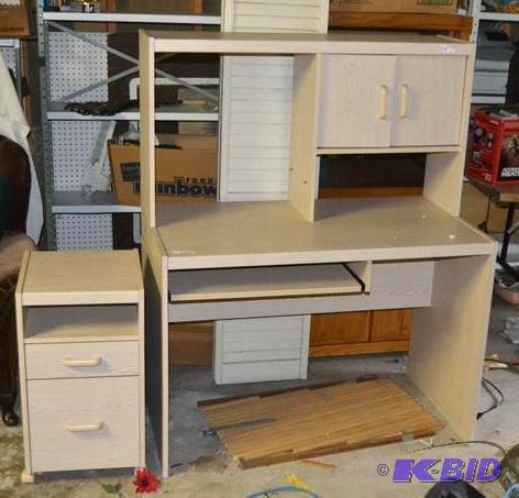lot 442 image: Computer Desk and File