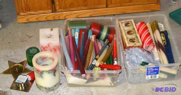 lot 447 image: Candles Mostly New
