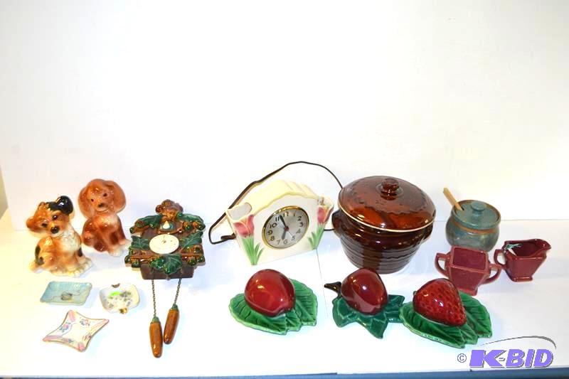 lot 86 image: VINTAGE CERAMICS  Dryden (Kansas Pottery...