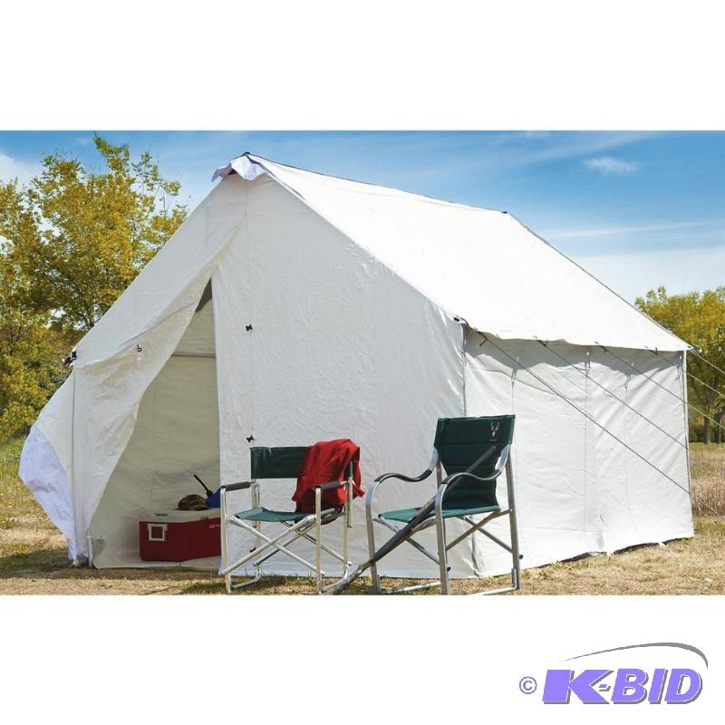 lot 43 image: 10x12 Canvas Wall Tent, 10 oz. canvas walls ...