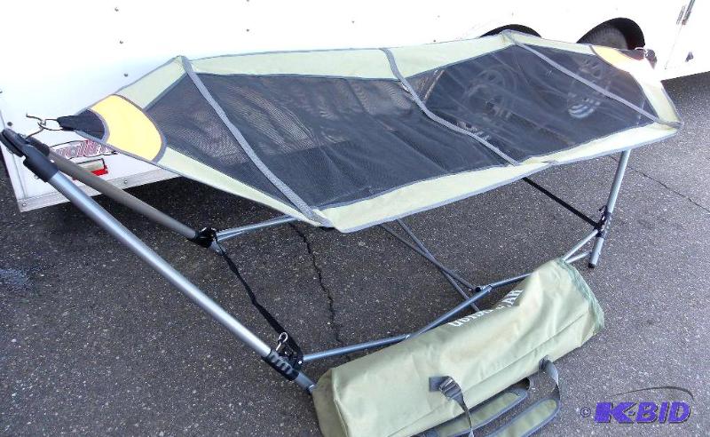 lot 78 image: Portable Folding Hammock, foldable, steel fra...