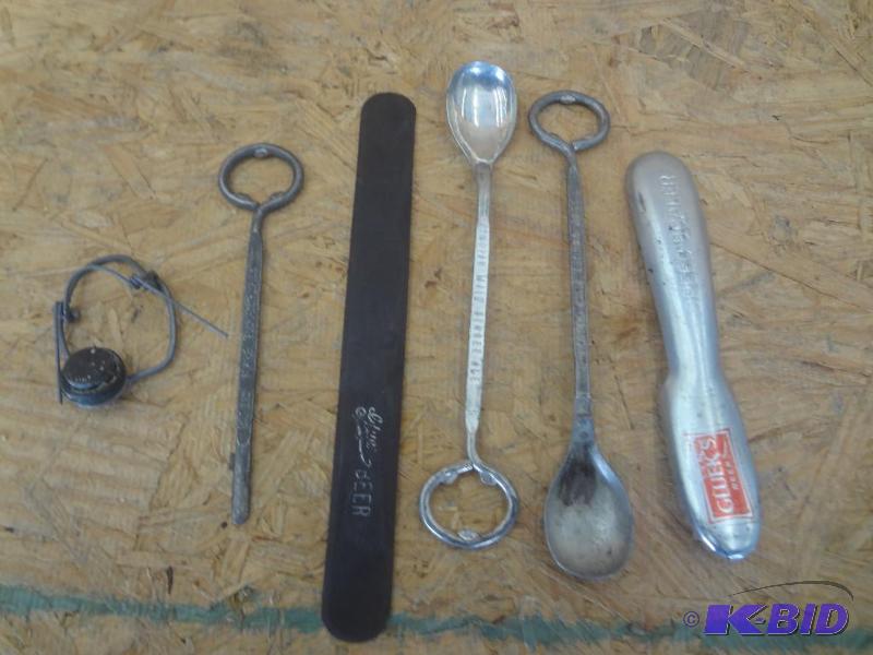 lot 123 image: Box Lot Of Gluek, Foam Stick,  Bottle Op...