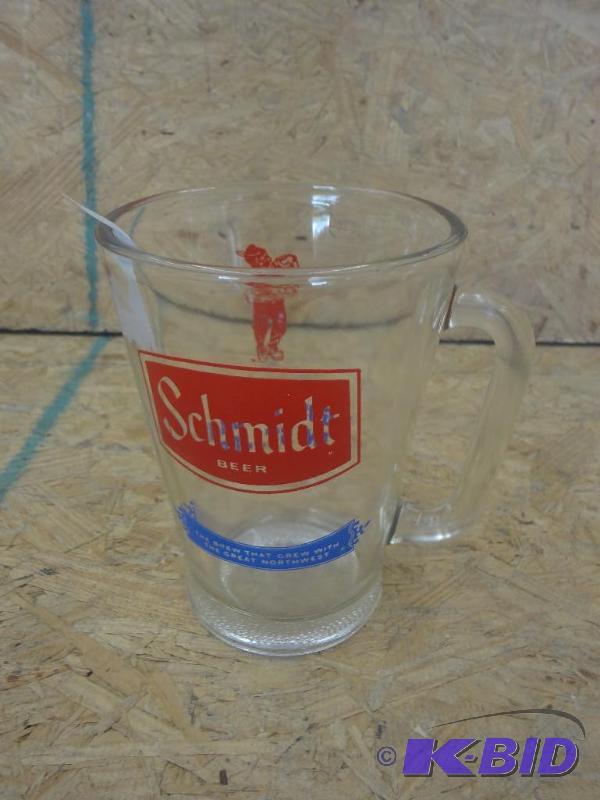 lot 26 image: Schmidt Glass Beer Pitcher...