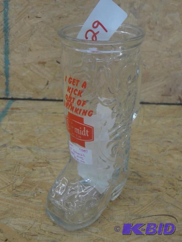 lot 29 image: Schmidt Glass Beoot Mug...
