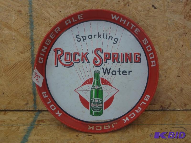 lot 36 image: Rock Spring Tin Serving Tray...