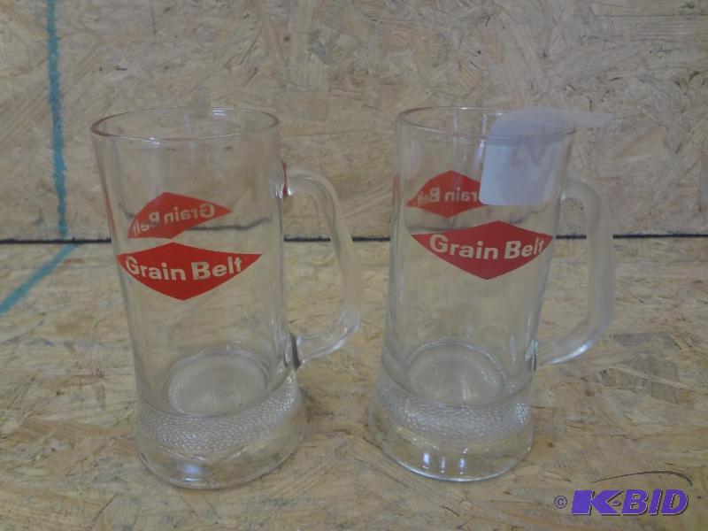 lot 57 image: (2) Grain Belt Beer Mugs...