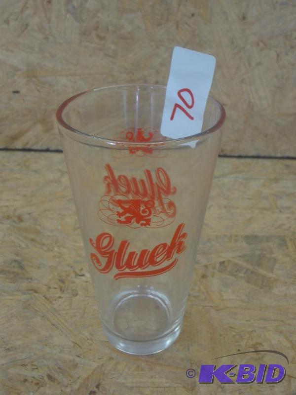 lot 70 image: Large Gluek Beer Glass...