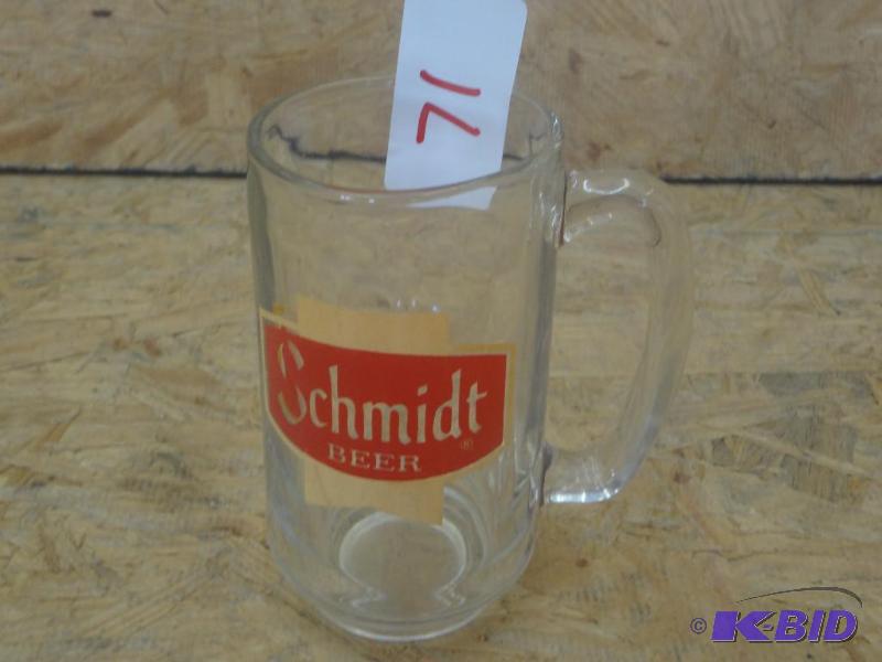 lot 71 image: Schmidt Glass Beer Mug...