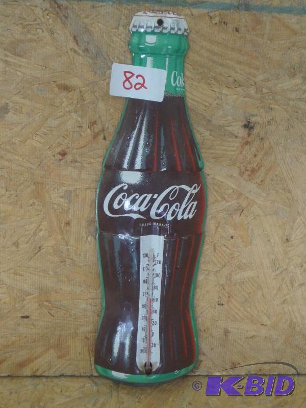 lot 82 image: Coca-Cola Bottle Thermometer...