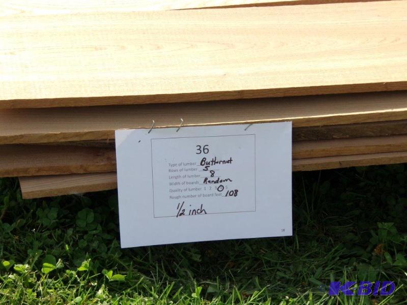 lot 36 image: Butternut