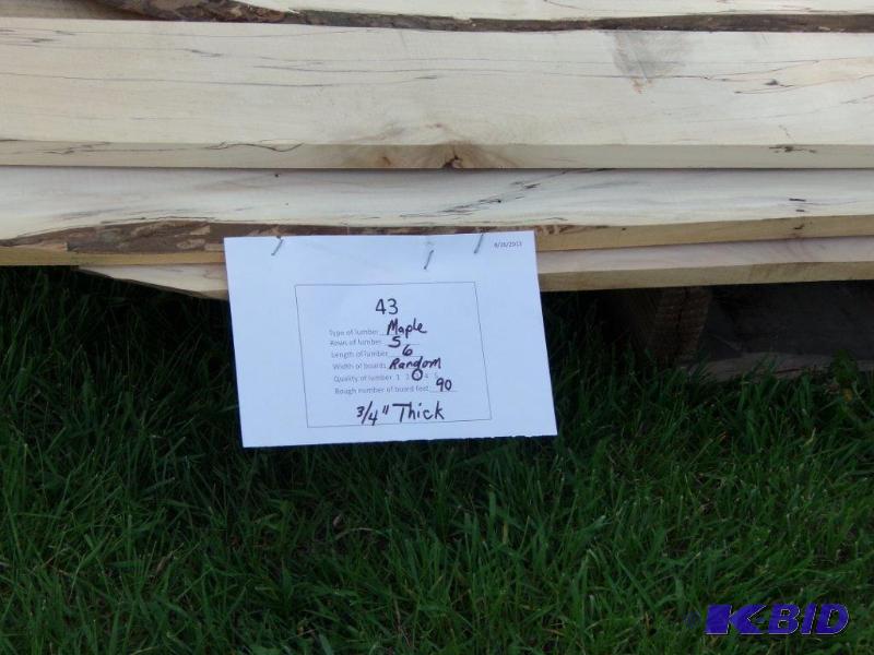 lot 43 image: Maple