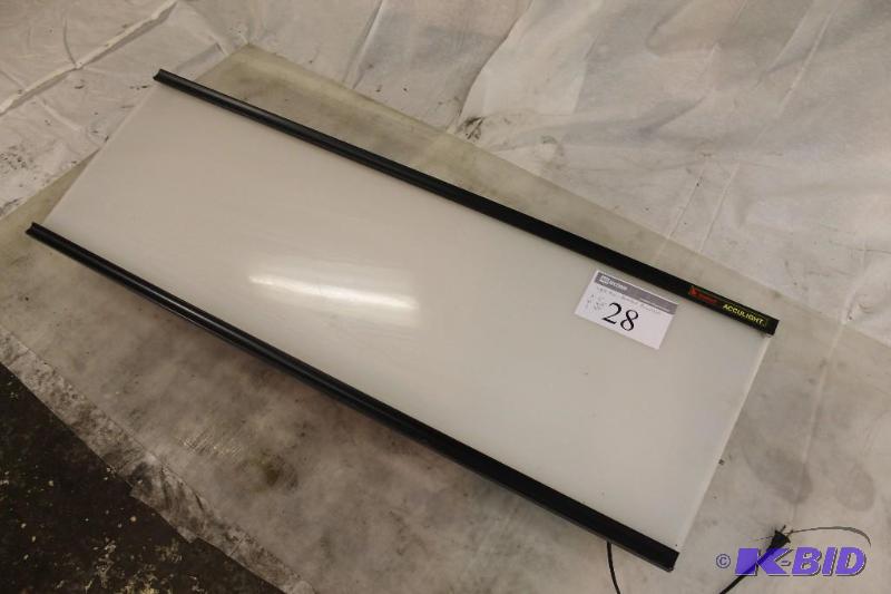 Light box. Acculight light box in working con...
