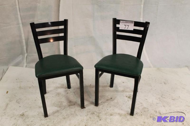 2 Dining Room Chairs One back upright post is...