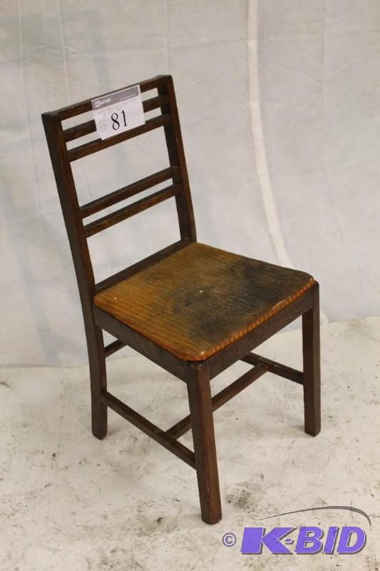 Mission Style Dining Chair-Wood Frame, horizo...