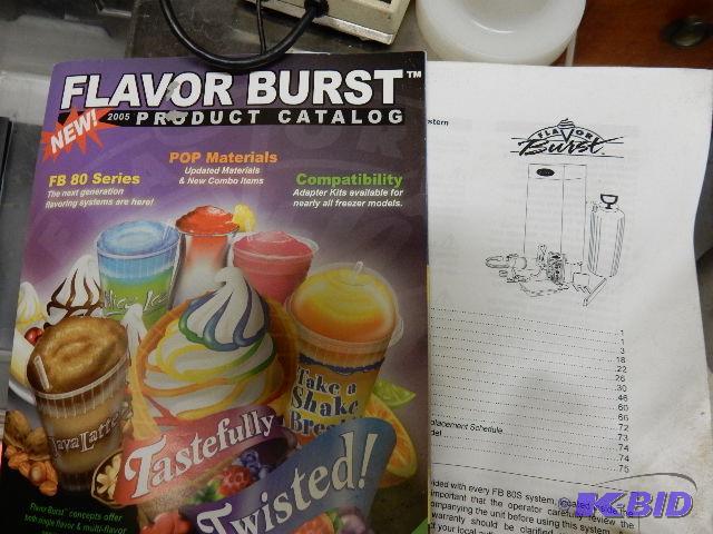 FLAVOR BURST machine. Im not sure if all the ...