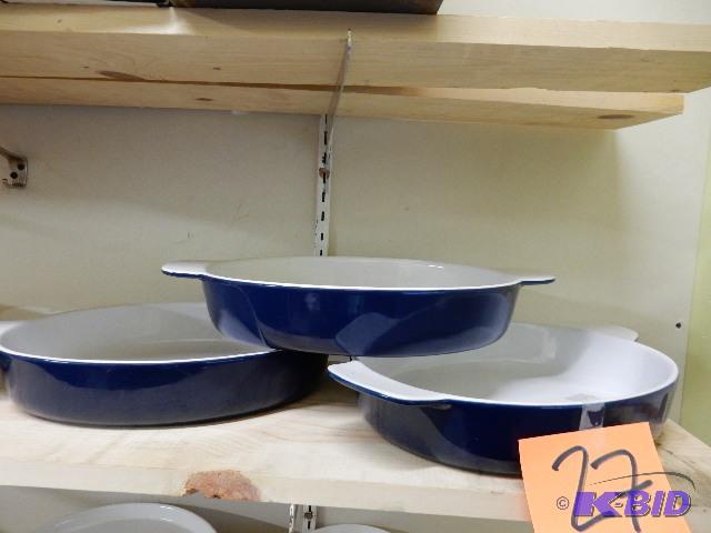 3, 10in x 12 in casseroles, IKeA, Nice shape...