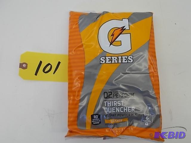 lot 101 image: 1 Case (14 Pkgs) 51 oz. Gatorade Instant Pow...