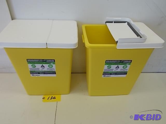 lot 136 image: (2) Chemo Safety 8985 Regulated Medical Waste...