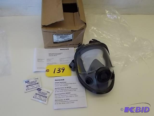 lot 139 image: Honeywell North Full Face Respirator, # Z5400...