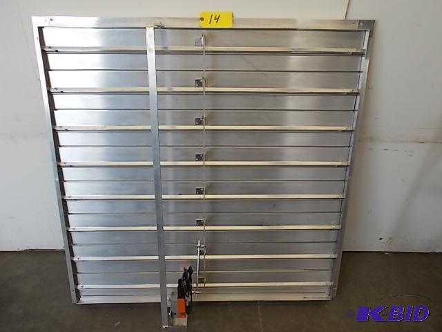 lot 14 image: Dayton Model 3C132F 48" Aluminum Motoriz...