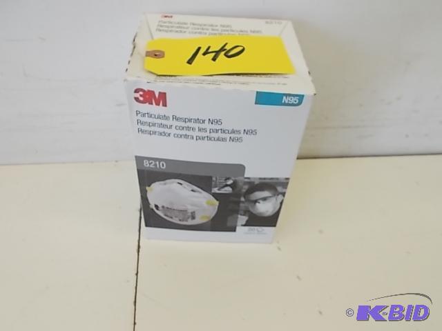 lot 140 image: 20 pk. 3M #8210 N95 Particulate Respirators...