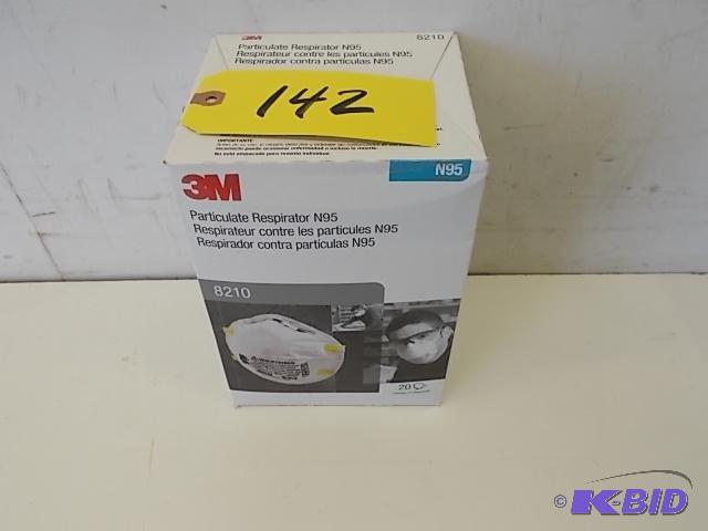 lot 142 image: 20 pk. 3M #8210 N95 Particulate Respirators...