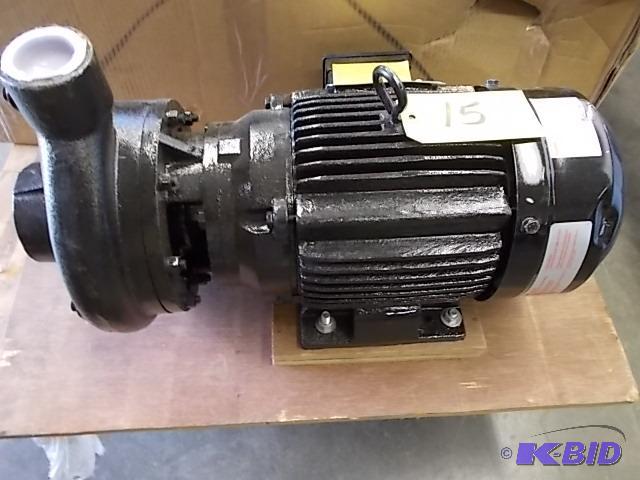 lot 15 image: Dayton Model 12A066 5 hp. Centrifugal Pump, 2...