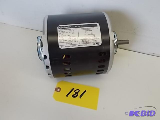 lot 181 image: A.O. Smith S88-848 Evaporator Cooler Motor, 2...