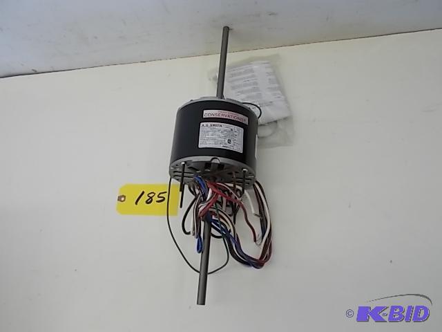 lot 185 image: A.O. Smith Model F48SG4L5 Motor, 14 hp, 208-...