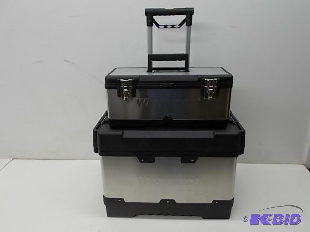 lot 190 image: Westward Portable Toolbox Set, With Rollers, ...