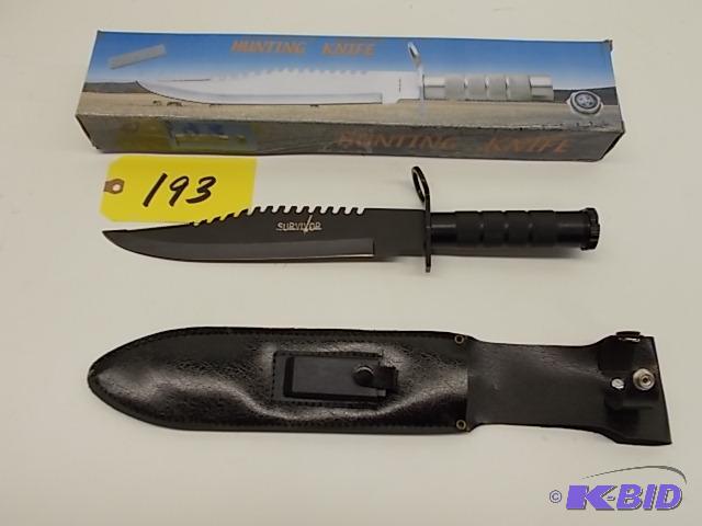 lot 193 image: Survivor Hunting Knife, HK-9948, New...