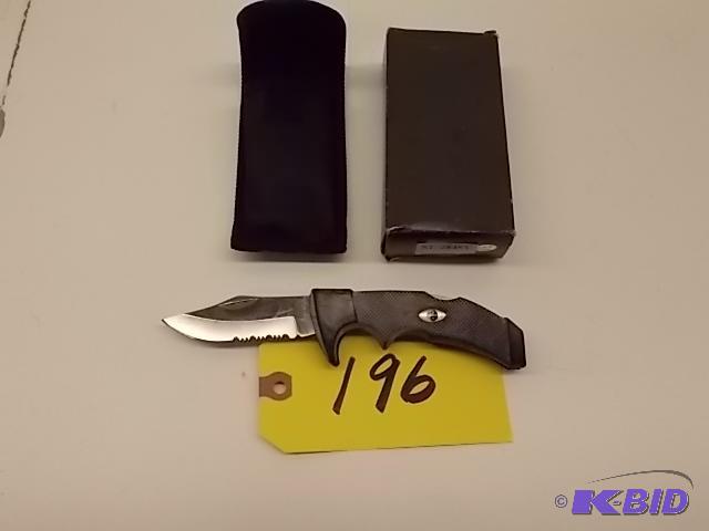 lot 196 image: Jaguar XL-28454 Lock Blade Knife With Sheath...