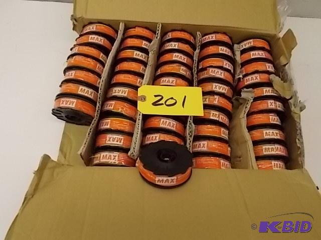 lot 201 image: Max Tie Wire, 48 Coils, TW897A-PC Code TW9050...