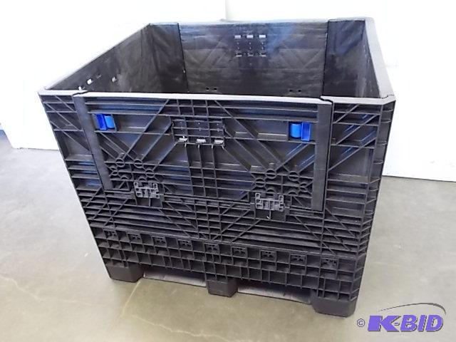 lot 226 image: Collapsible Poly Crate, 48" x 40" x...