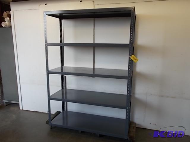 lot 233 image: Edsal Extra Heavy Duty Shelf Unit, 24" x...