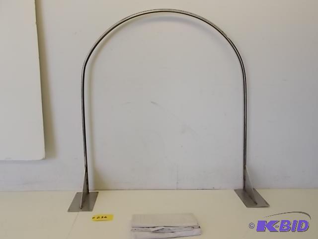 lot 236 image: Privacy Curtain  Stainless Steel Shower Rod,...