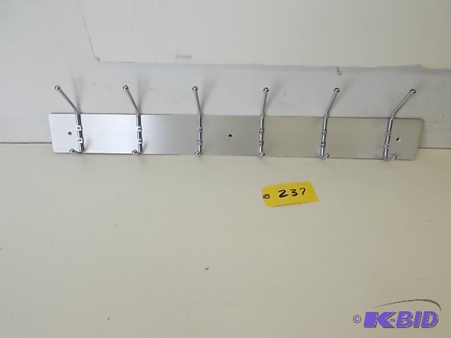 lot 237 image: Safeco Coat Rack, 12 Hooks, New, Scuffed...