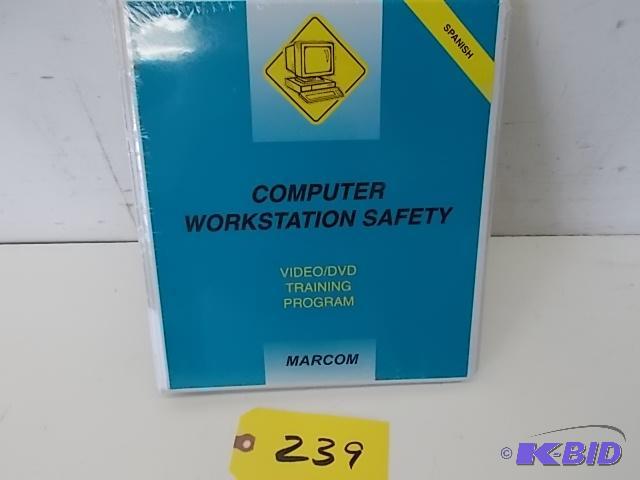 lot 239 image: Marcom Computer Workstation Safety Video  DV...