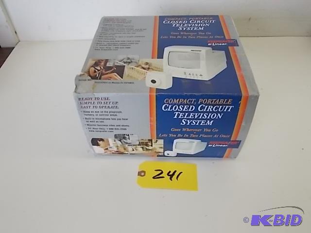 lot 241 image: Linear Keepsafer Closed Circuit Television Sy...
