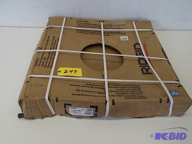 lot 249 image: Ridgid Model C-29 34" x 50 Cable With ...