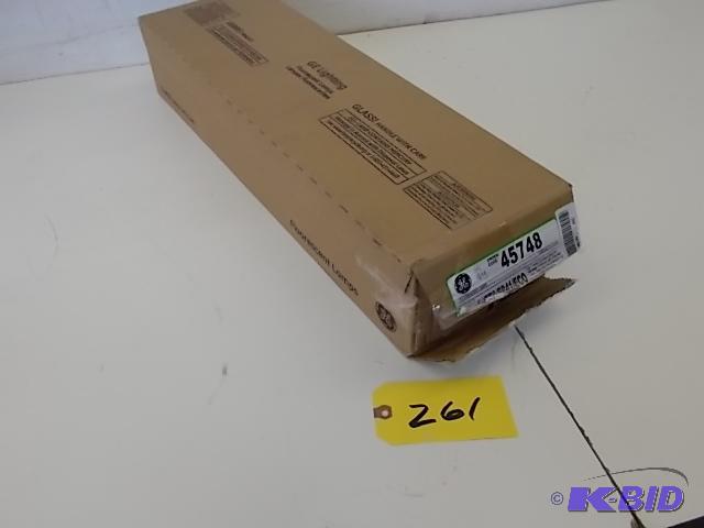 lot 261 image: G.E. 24 pk. 24" T8 Fluorescent Bulbs, Ne...