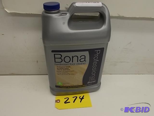 lot 274 image: 1 Gallon Bona Professional Hardwood Floor Cle...