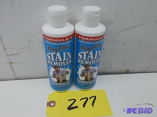 lot 277 image: (2) 8 oz. Mary Ellens Stain Remover...