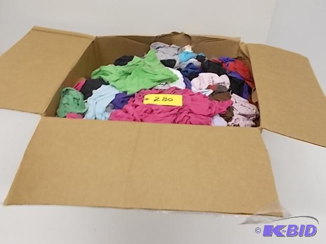 lot 280 image: Buffalo Box of Rags, 50 lbs, New...