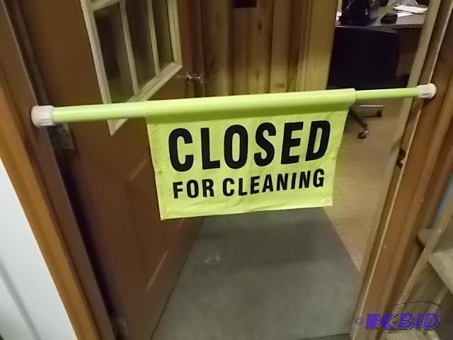 lot 282 image: Telescopic &quotClosed For Cleaning" Ba...