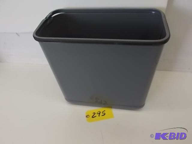 lot 295 image: H.D. Trash Can, New, Damaged As Shown...