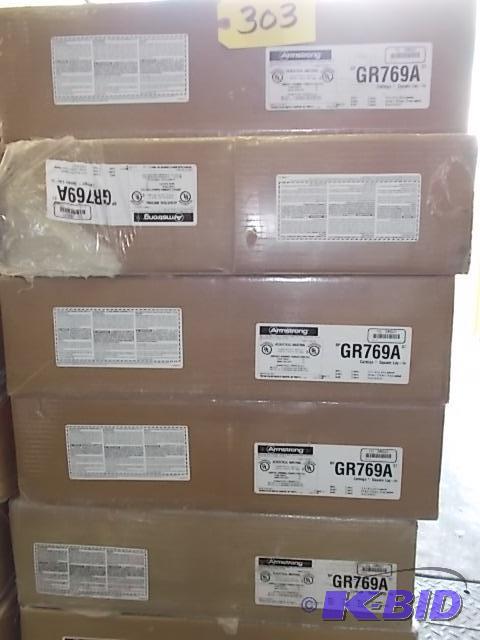 lot 303 image: (5) pkgs. Armstrong GR769A Ceiling Tile, 12 ...